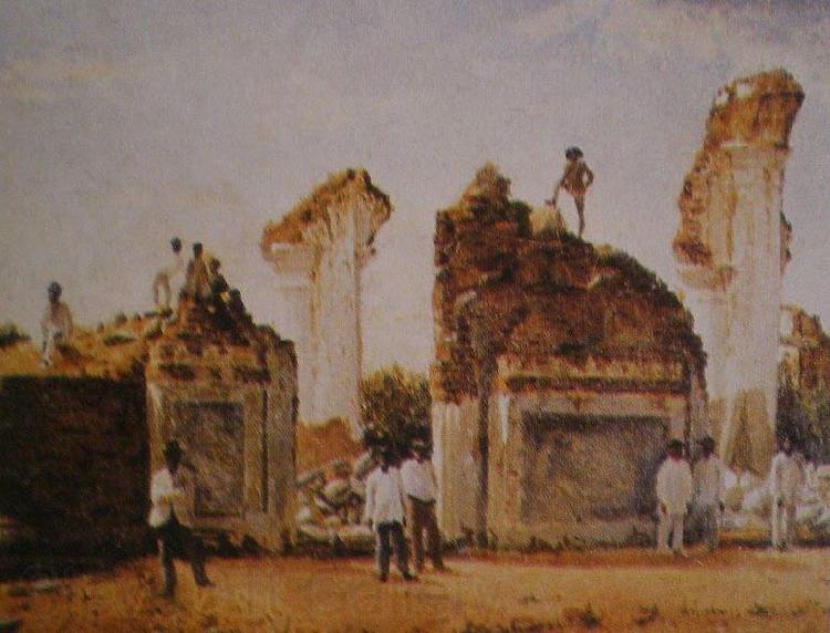 Cristobal Rojas Ruinas de Cua despues del Terremoto de 1812 Germany oil painting art